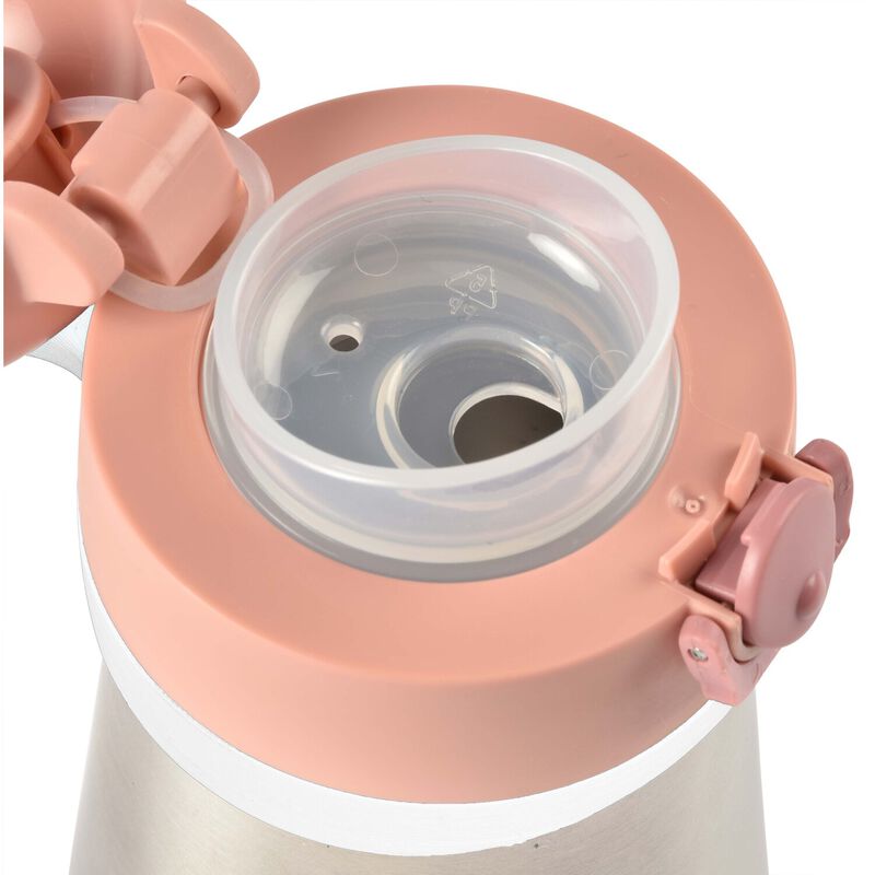 Gourde inox 350 ml Vieux rose