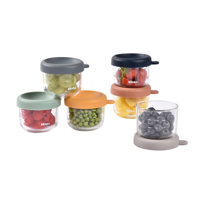 Set 6 portions verre 150 ml SUNRISE COLORMIX (Béaba) - Image 10