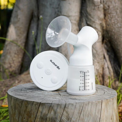 Tire-lait &eacute;lectrique avec biberon Zero Zero 120 ml 