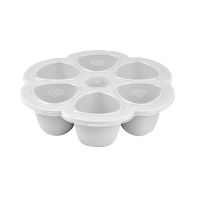 Multiportions Silicone Babyfood Freezer Tray, baby freezer portions 6 X 90ml - Light Mist