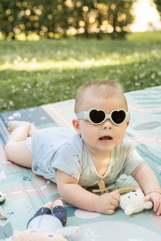 Sunglasses 0-9 months Baby heart - Mint