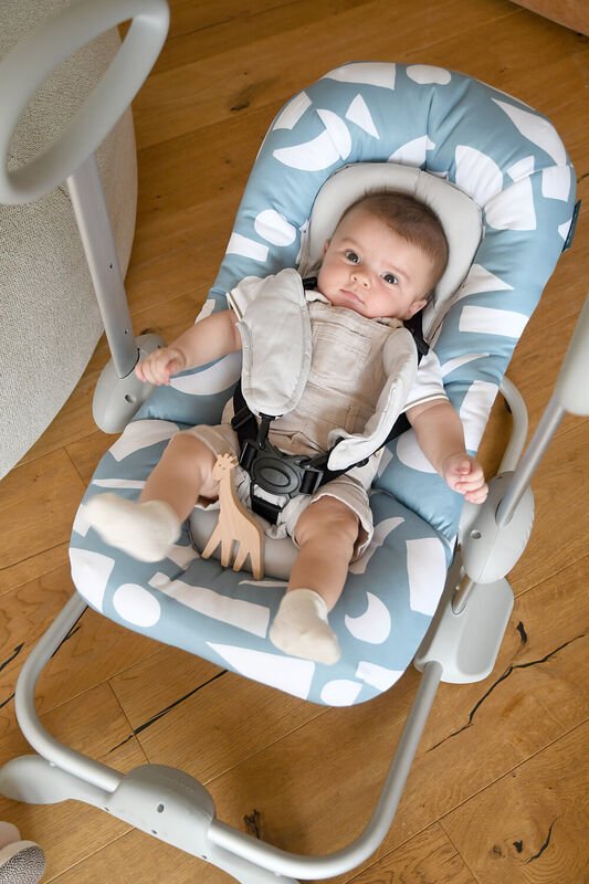 Babywippe Up&Down IV  CHILDLINE STONE BLUE