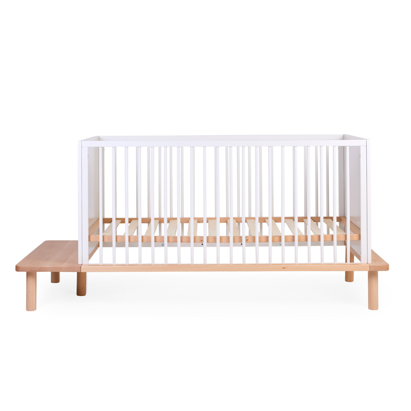 5 in 1 Adjustable EVOBED Cot baby / torddler bed 70x140cm 3 positions in height use from 0 - 6 Y