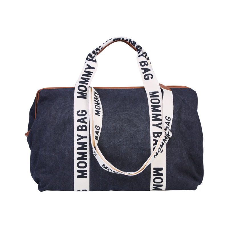 Mommy Bag ® Sac A Langer - Signature - Toile - Noir (Childhome) - Image 5