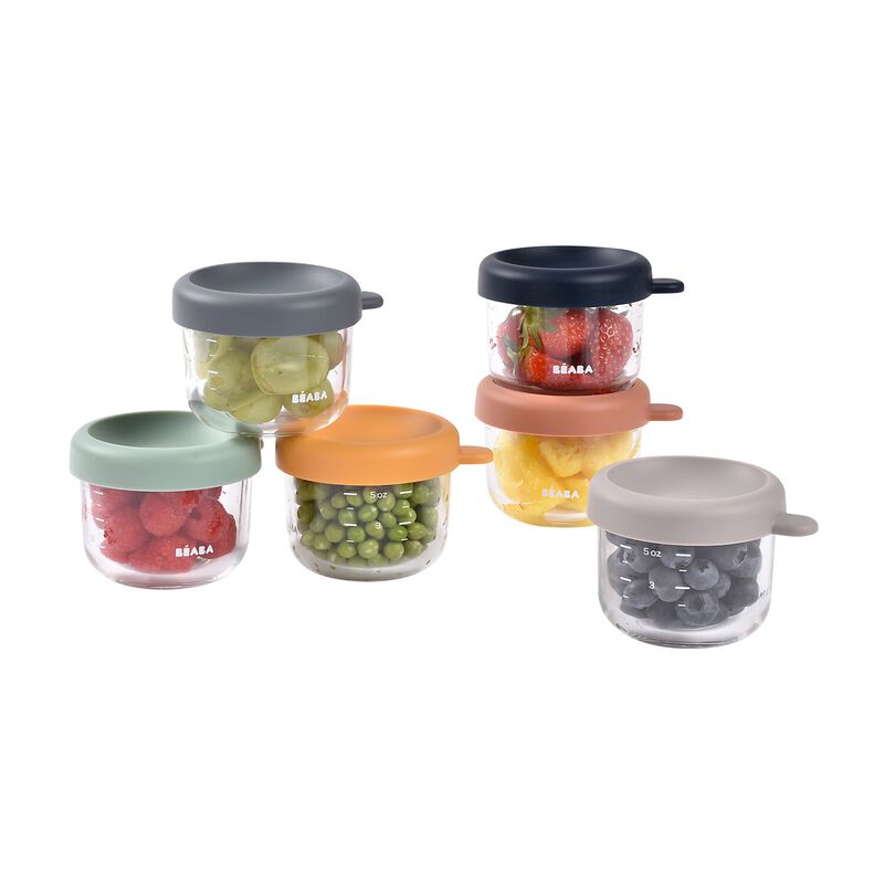 Set 6 portions verre 150 ml SUNRISE COLORMIX (Béaba) - Image 11