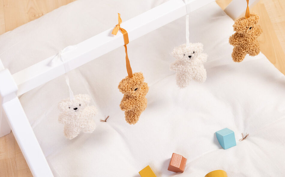 Play gym toys Teddy 4pcs