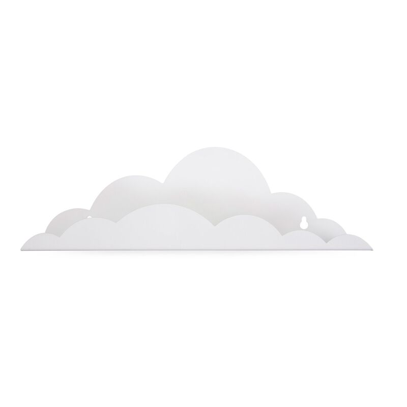 Wall Shelf Cloud - Metal - White