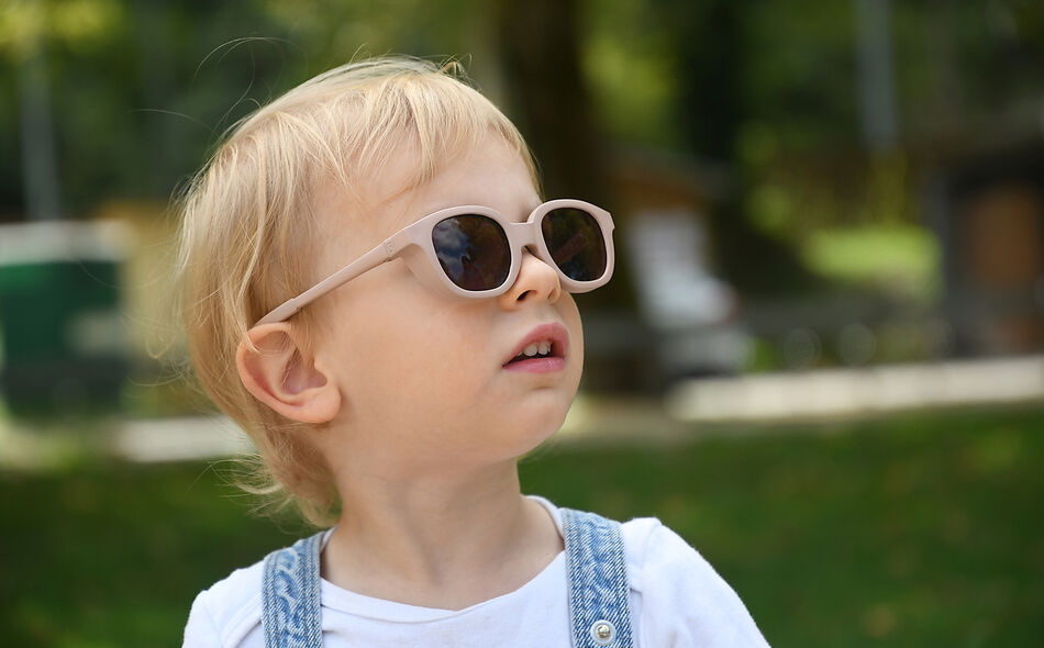 Lunettes 9-24 mois Square Lucky Guimauve