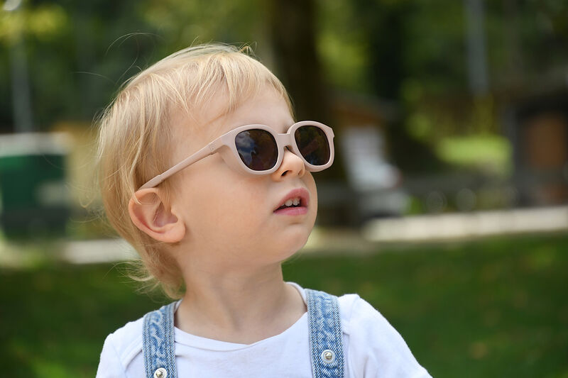 Lunettes 9-24 mois Square Lucky Guimauve