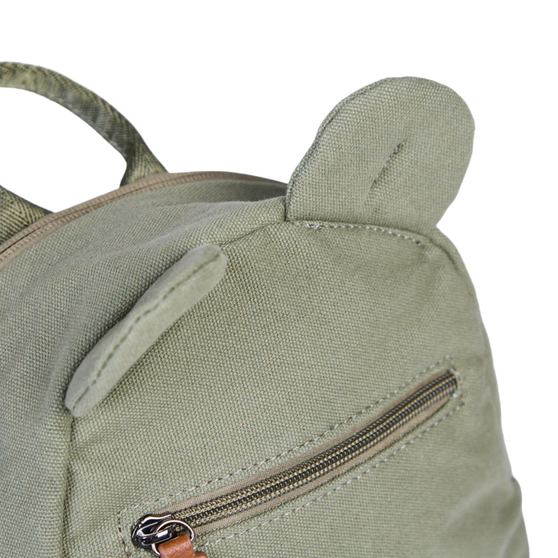 My First Bag Sac A Dos Pour Enfants - Toile - Kaki