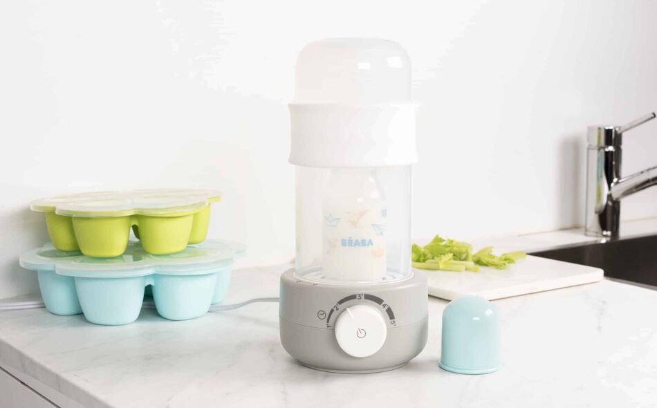 BEABA BabyMilk 3-In-1 Bottle Warmer – Cloud