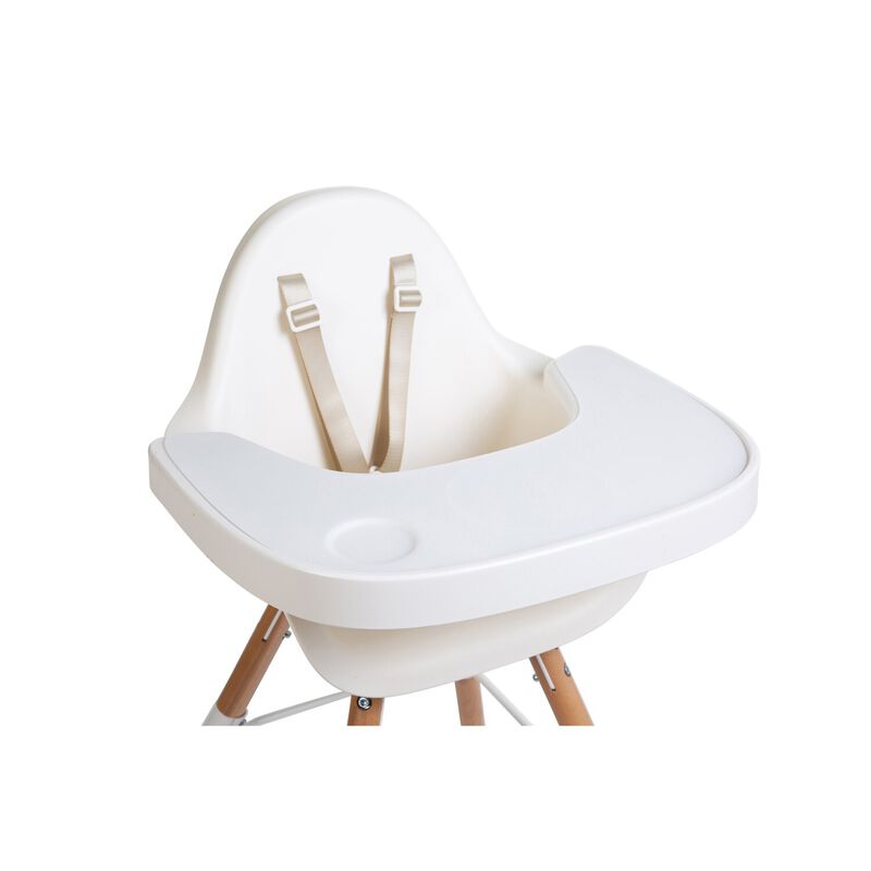 Evolu Feeding Tray & Silicone Play Mat - White