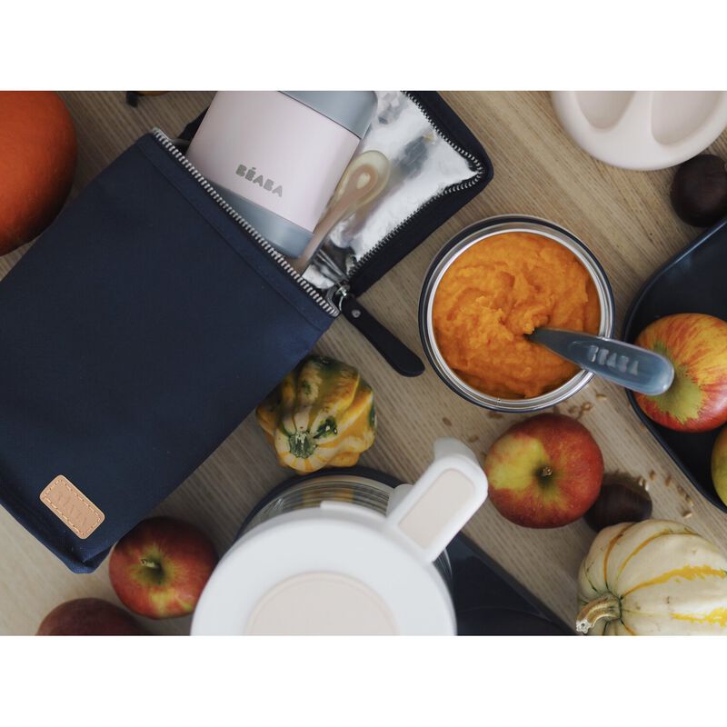 Pochette repas isotherme Bleu fonc&eacute;