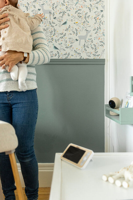 Zen Premium Video baby monitor - Clay earth