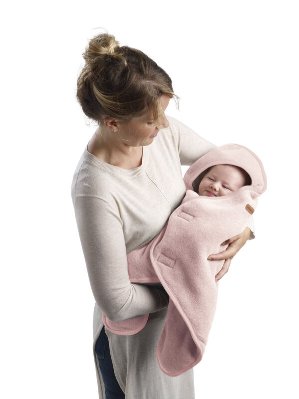 Babynomade&reg; double fleece dusty rose