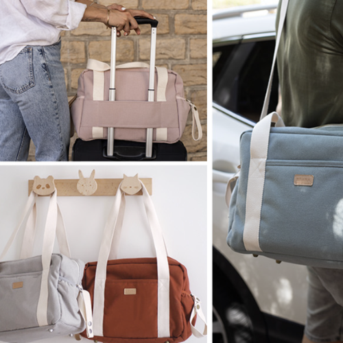 Sac à langer à porter sur l'épaule ou sur la poussette