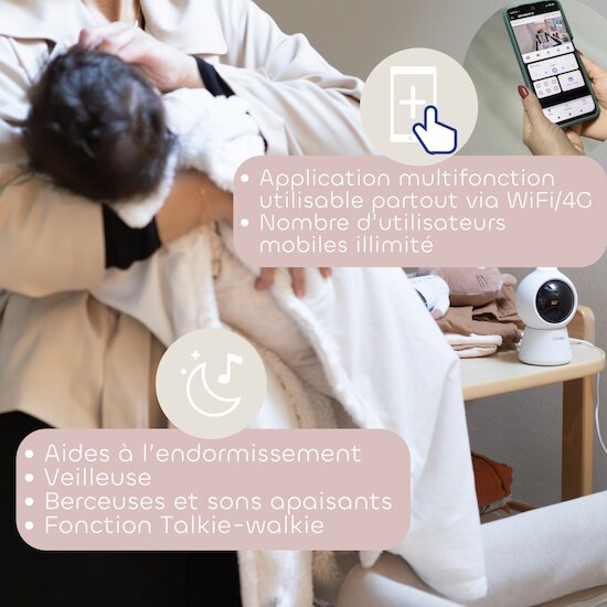 Milkeo Plus ultra rapide Surveillance sur plusieurs caméras dans l'application