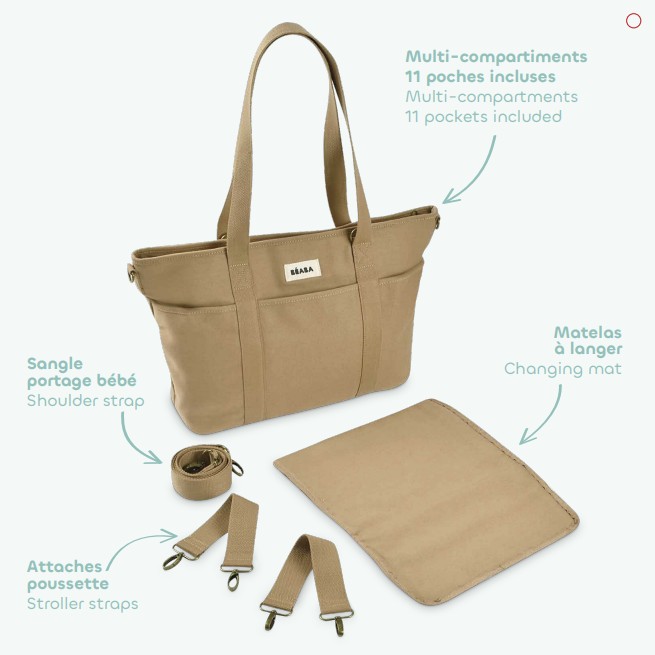Contenu sac à langer Madrid