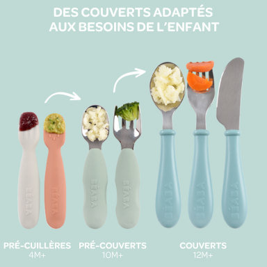 autres pré cuillère et couverts chez Béaba