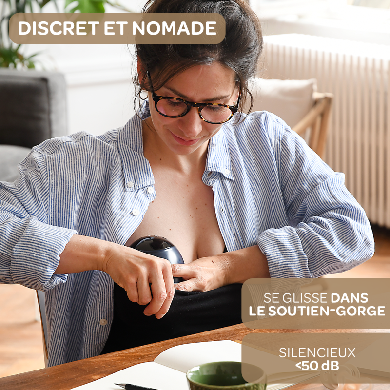 tire-lait discret et nomade