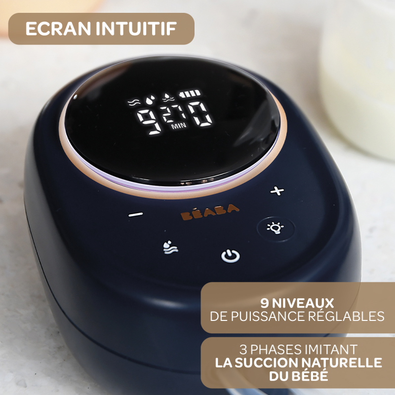 Ecran intuitif avec plusieurs niveaux de puissance