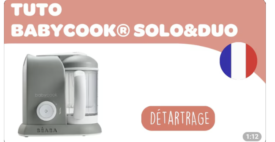 tuto babycook solo et duo