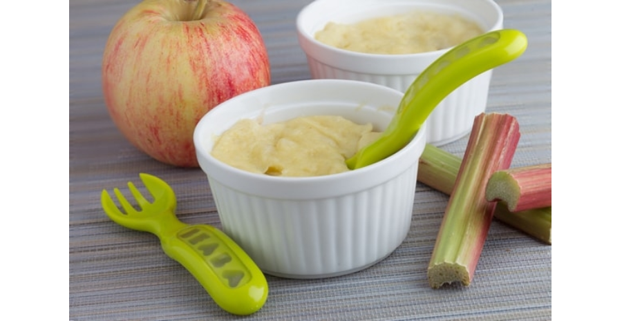 clafouti pommes et rhubarbes