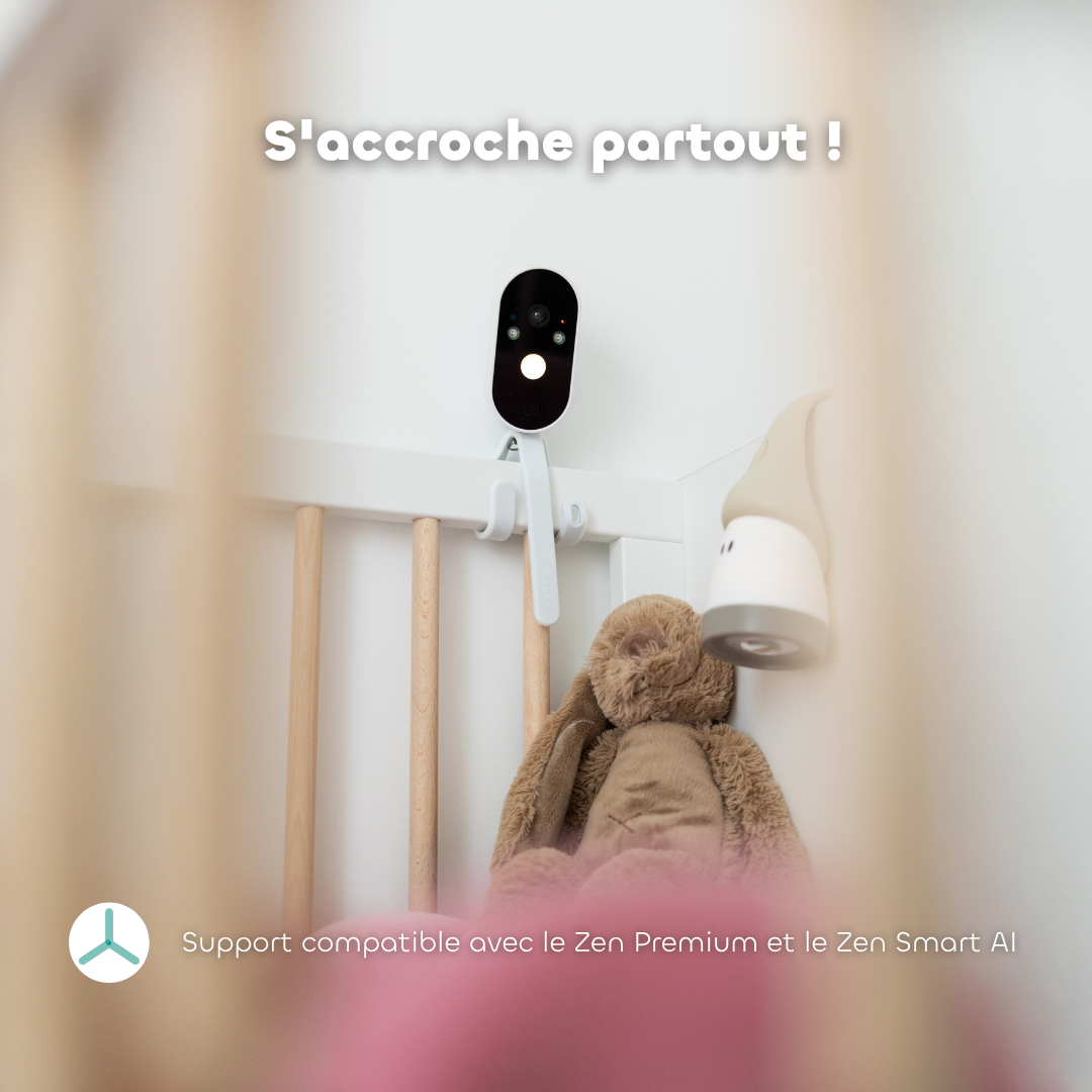 caméra qui s'accroche facilement