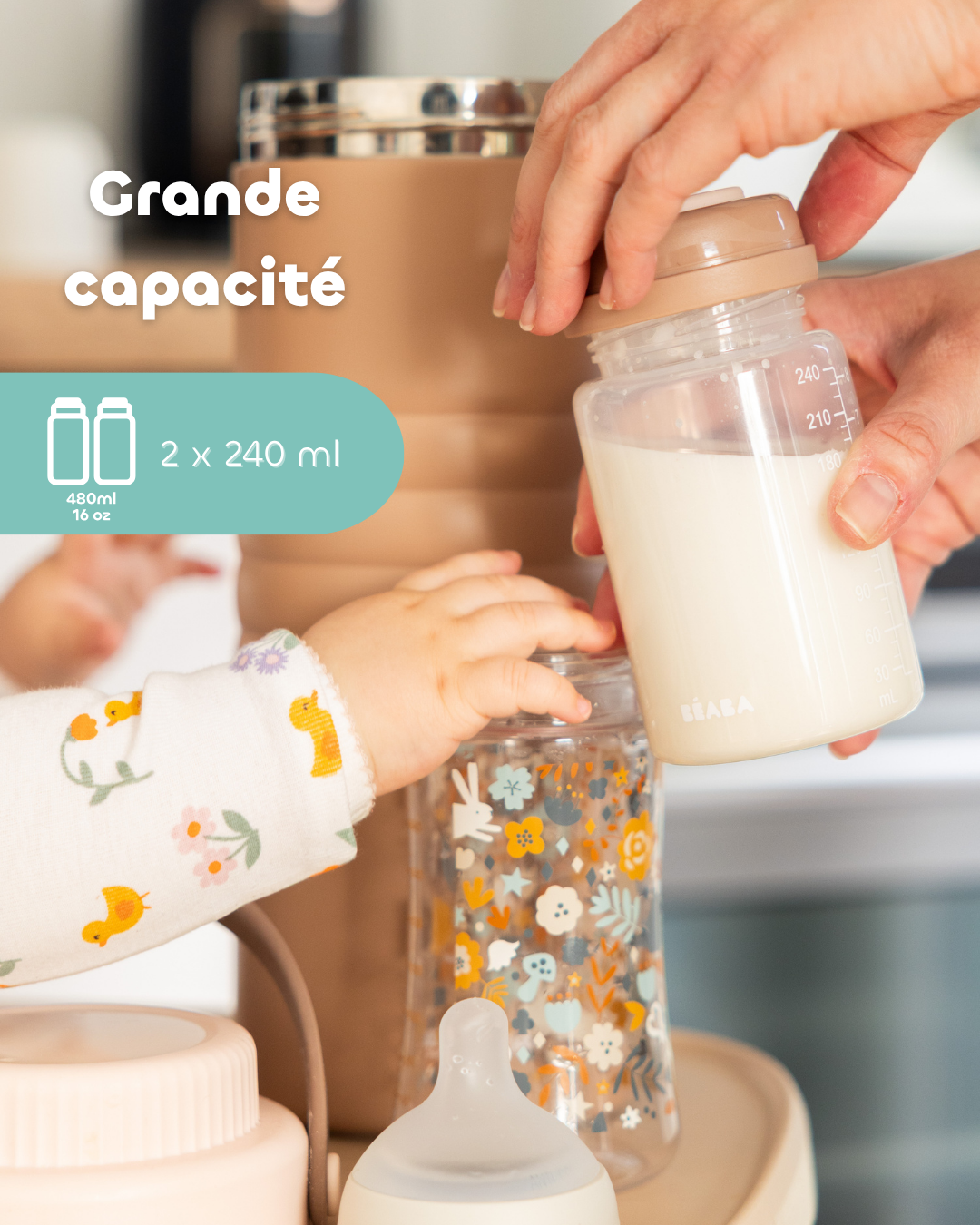 milk nomad a une grande capacité