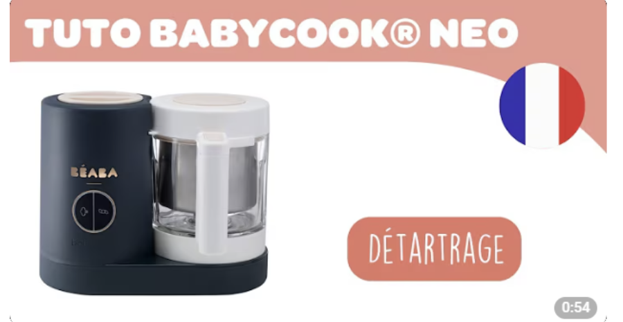 tuto détartrage babycook néo