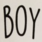 Canvas balloon 'it's a boy'